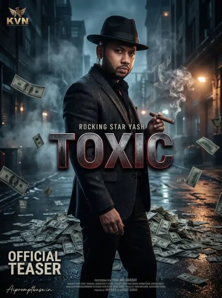 Toxic Movie Poster AI Photo Editing Prompt