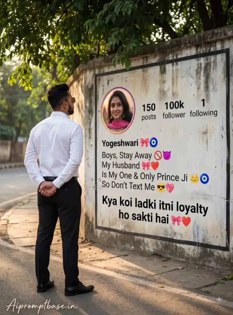 Trending Instagram Wall Text AI Prompt