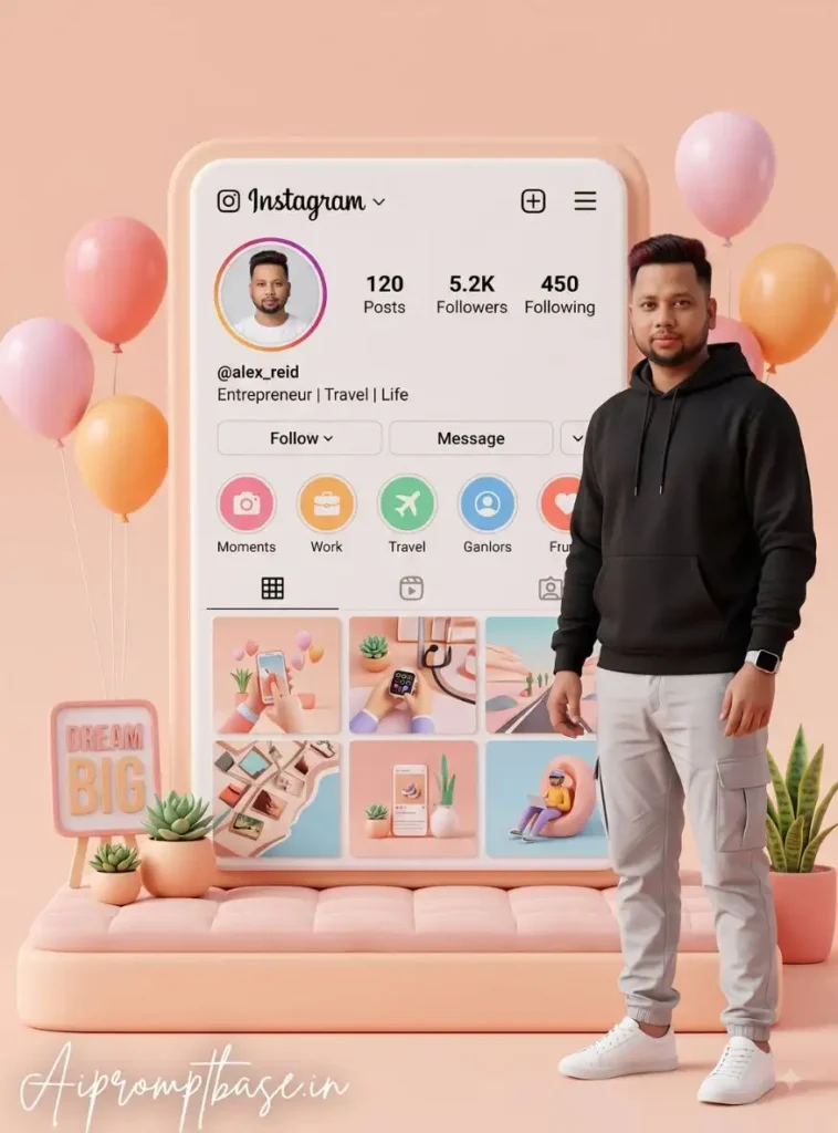 Trending Instagram Wall Text AI Prompt