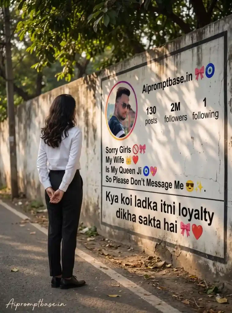 Trending Instagram Wall Text AI Prompt