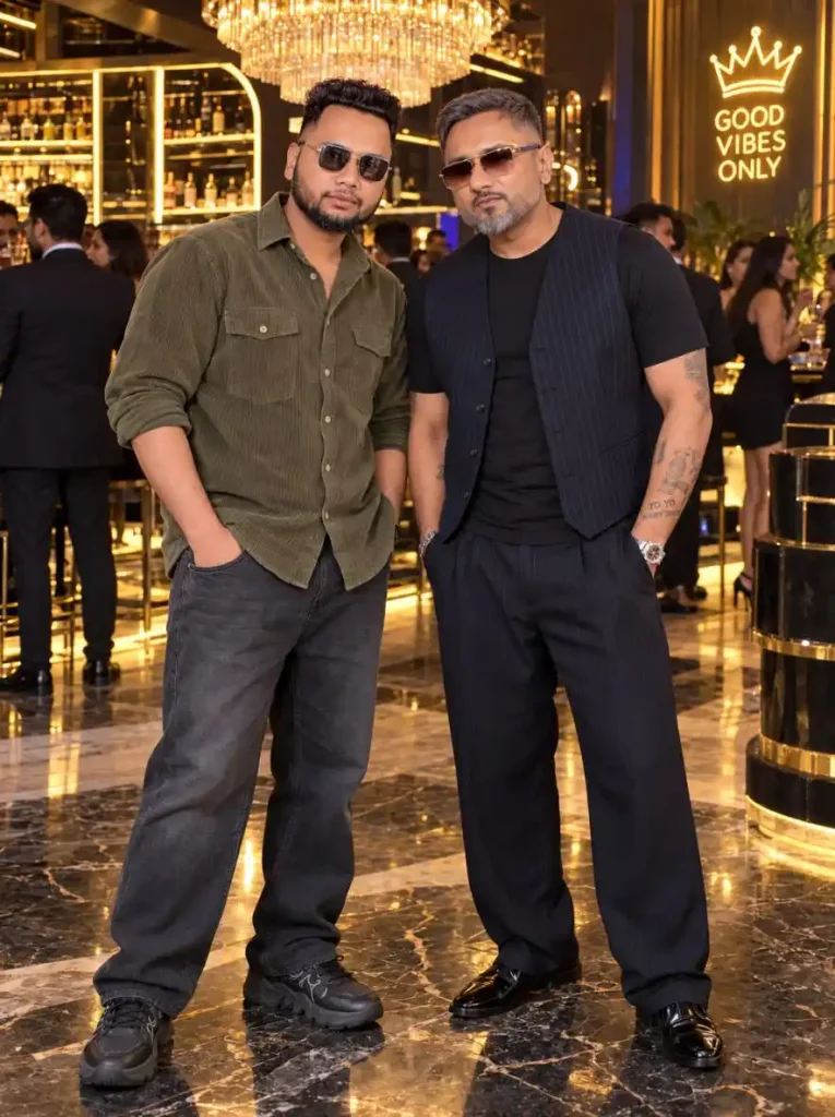 AI Photo With Honey Singh Prompt 