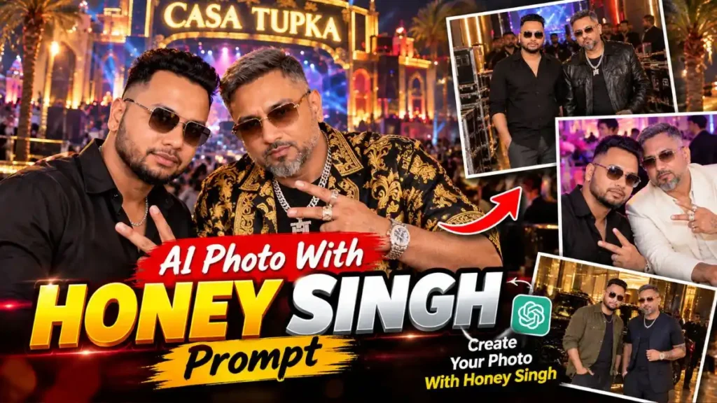 AI Photo With Honey Singh Prompt