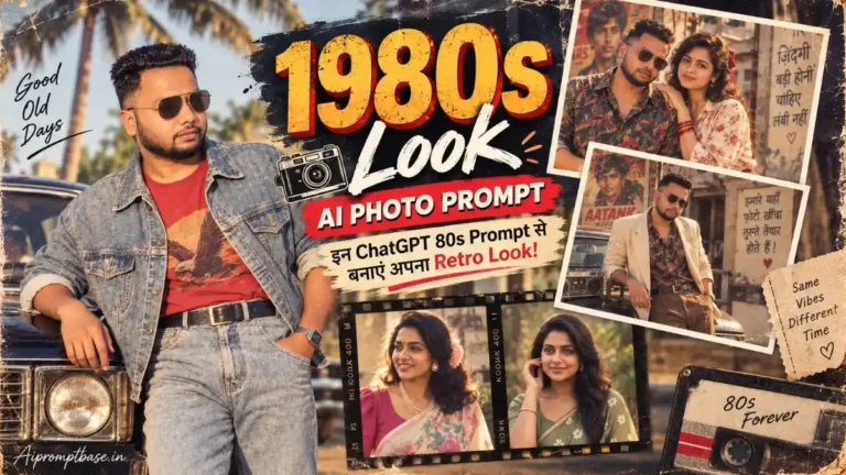 ChatGPT 80s Photo Prompt