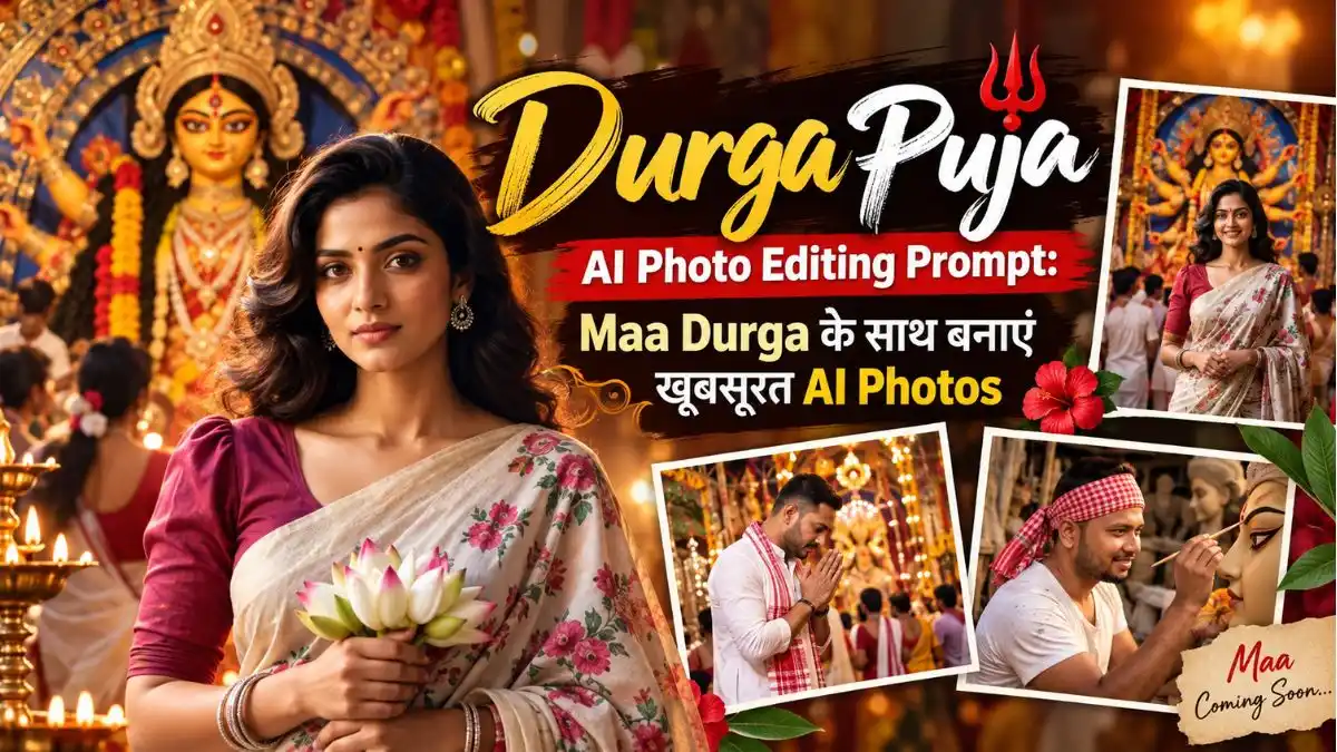 Durga Puja AI Photo Editing Prompt