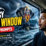 Fantasy Train Window AI Video Prompt
