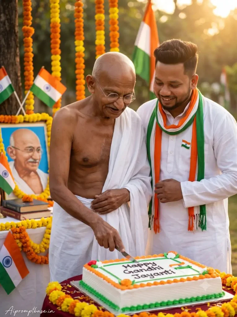 Gandhi Jayanti AI Photo Editing Prompt