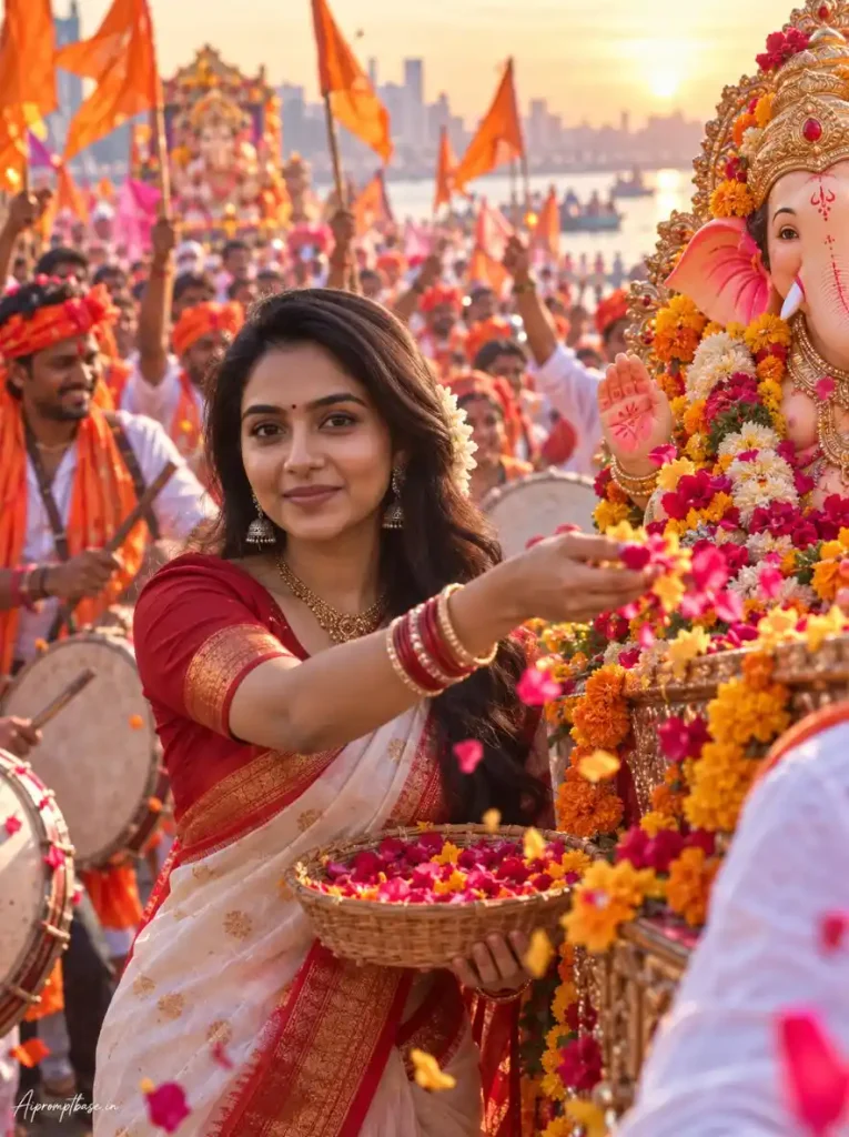 Ganpati Visarjan AI Photo Editing Prompt