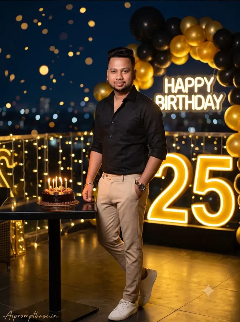 Happy Birthday AI Photo Editing Prompt