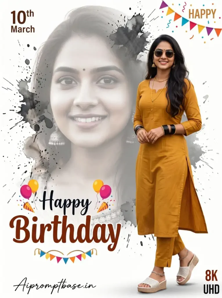 Happy Birthday AI Photo Editing Prompt