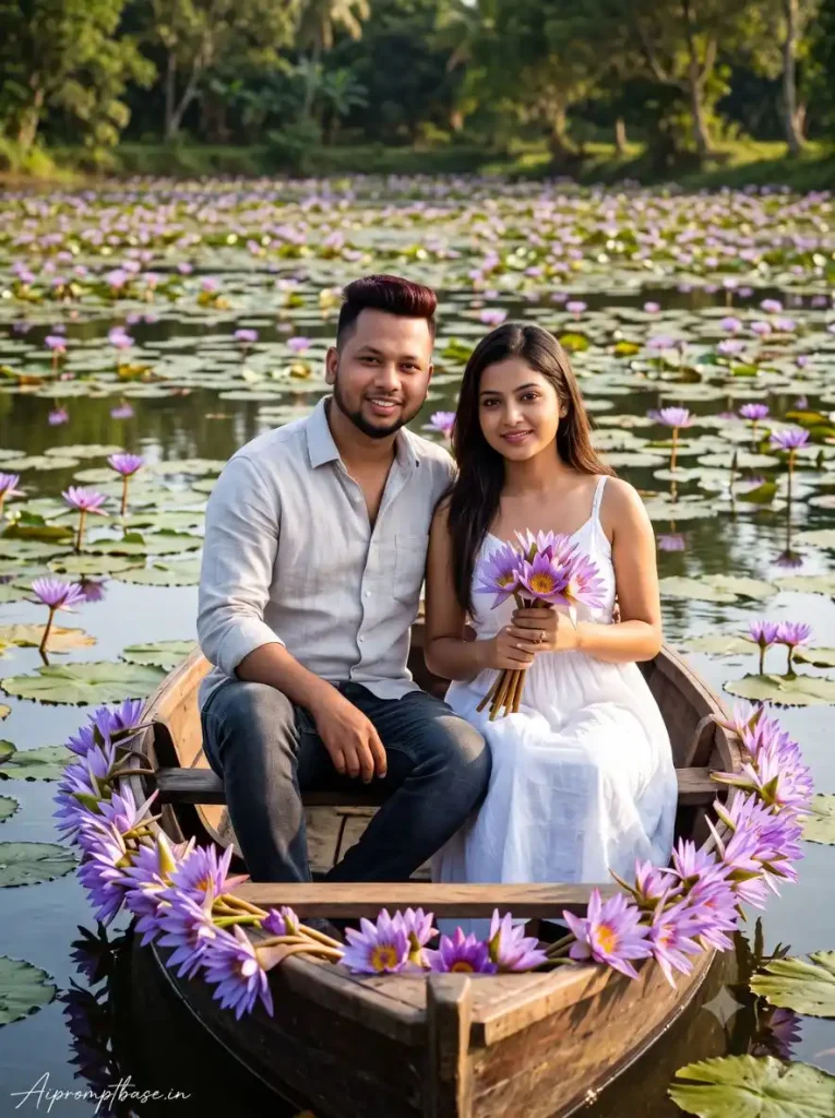 Lotus Lake AI Photo Editing Prompt