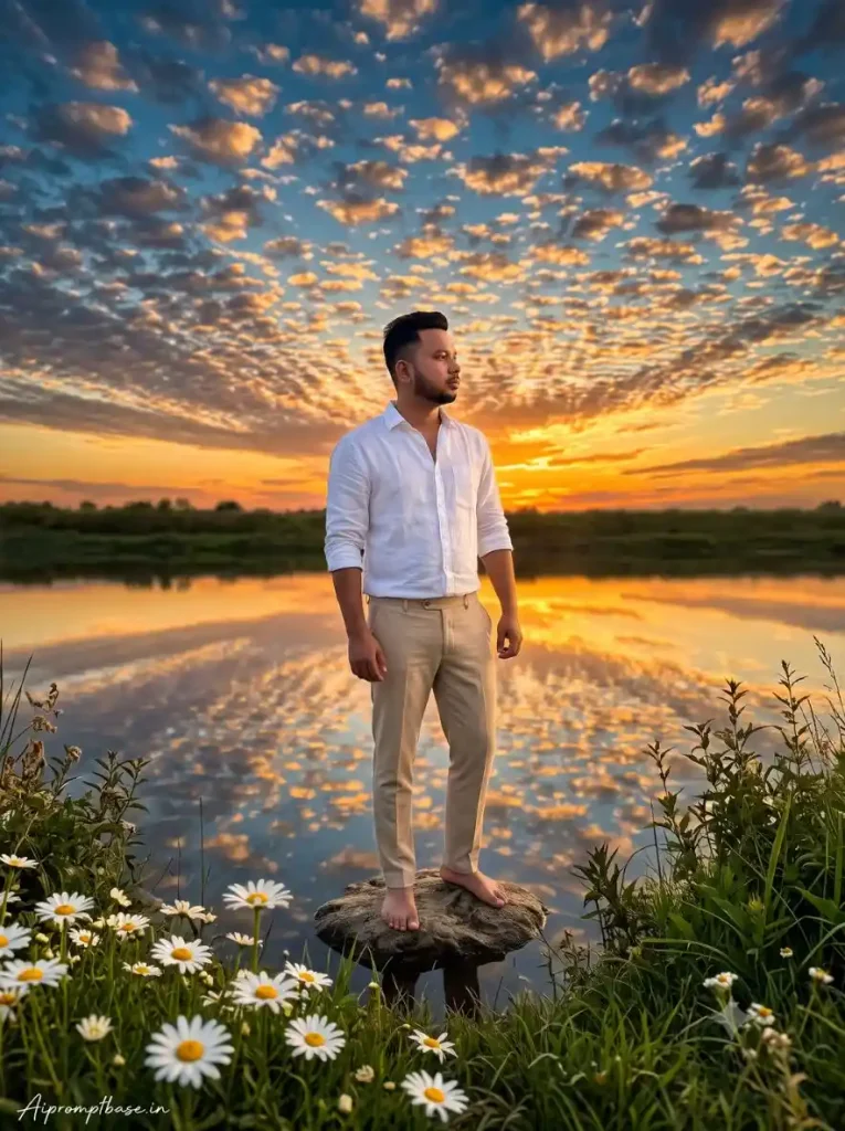 Lotus Lake AI Photo Editing Prompt