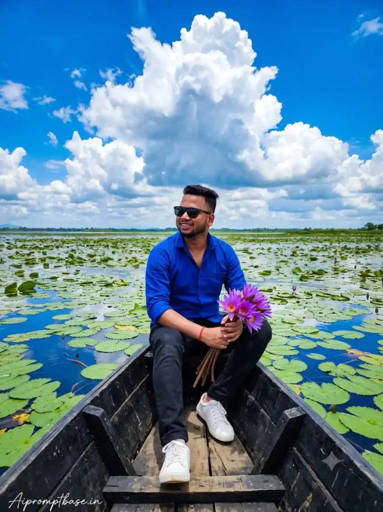 Lotus Lake AI Photo Editing Prompt