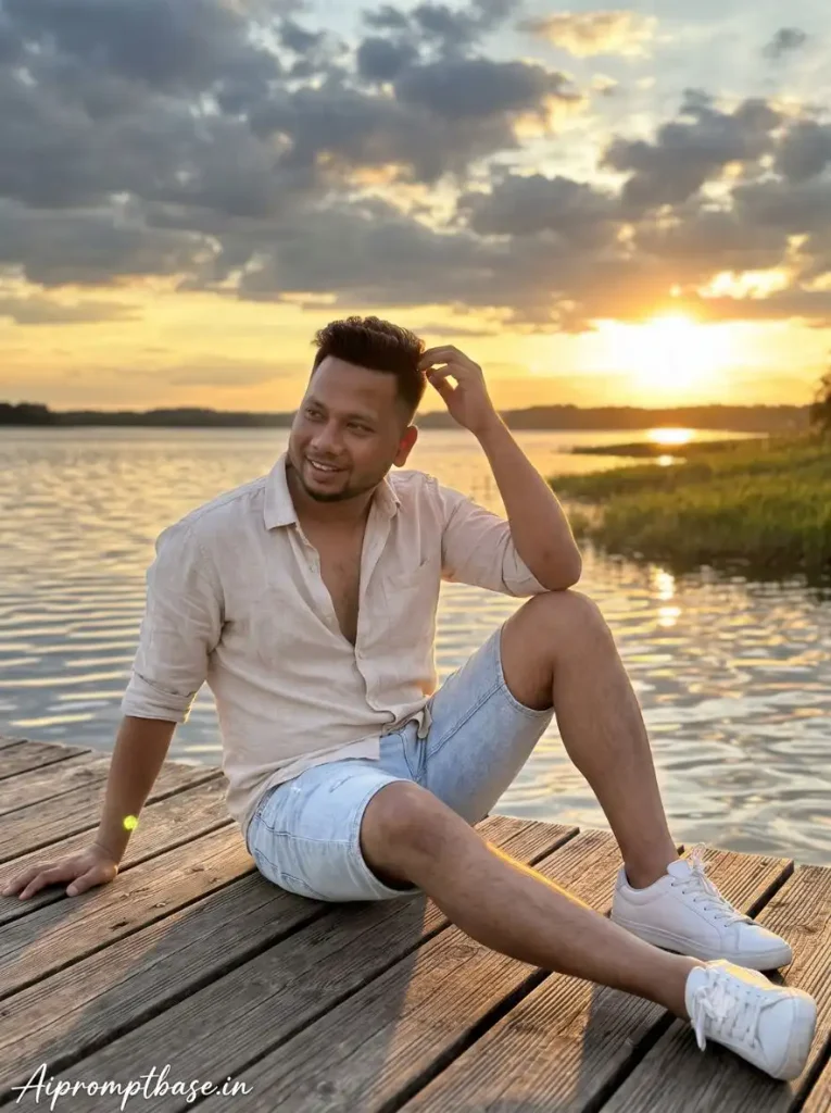Lotus Lake AI Photo Editing Prompt