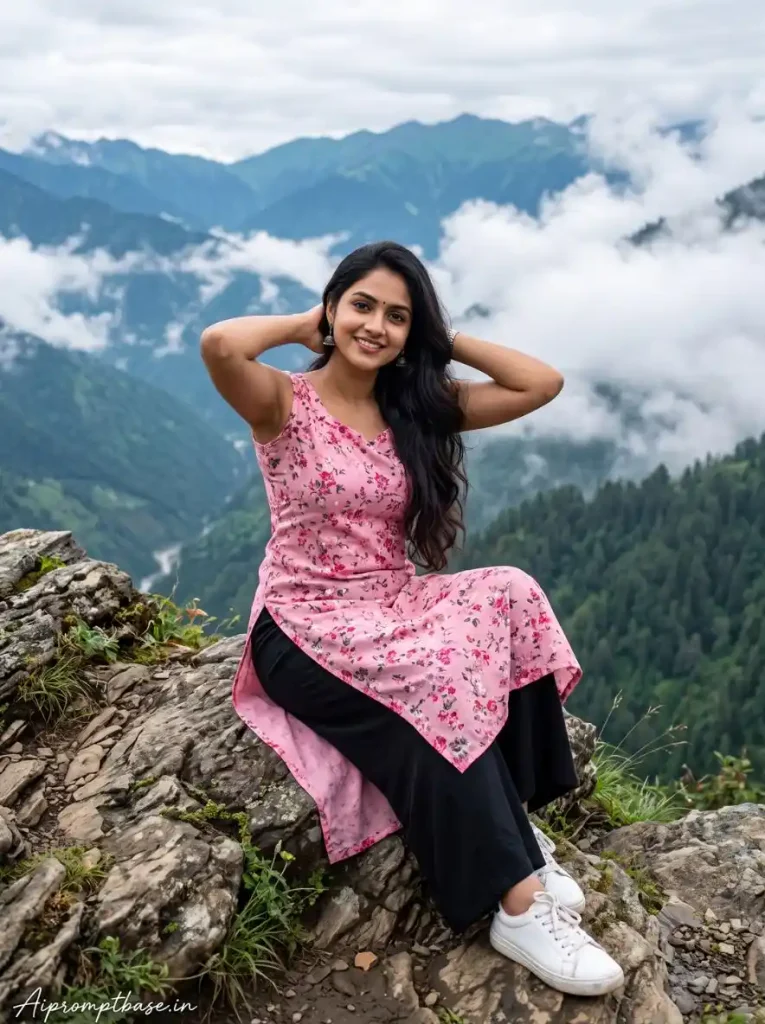 Mountain Photo Editing Prompt