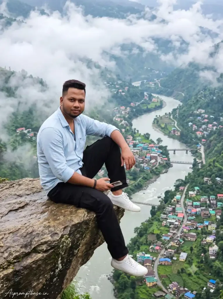 Mountain Photo Editing Prompt