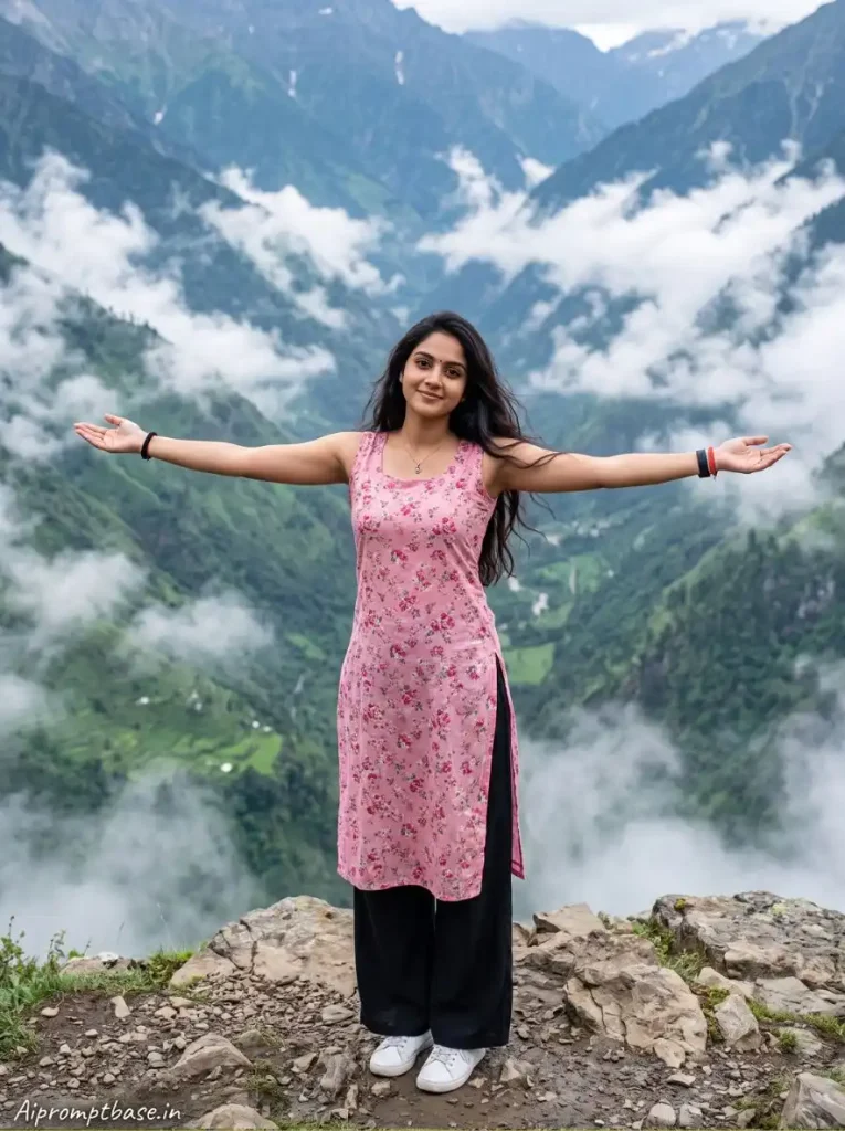 Mountain Photo Editing Prompt