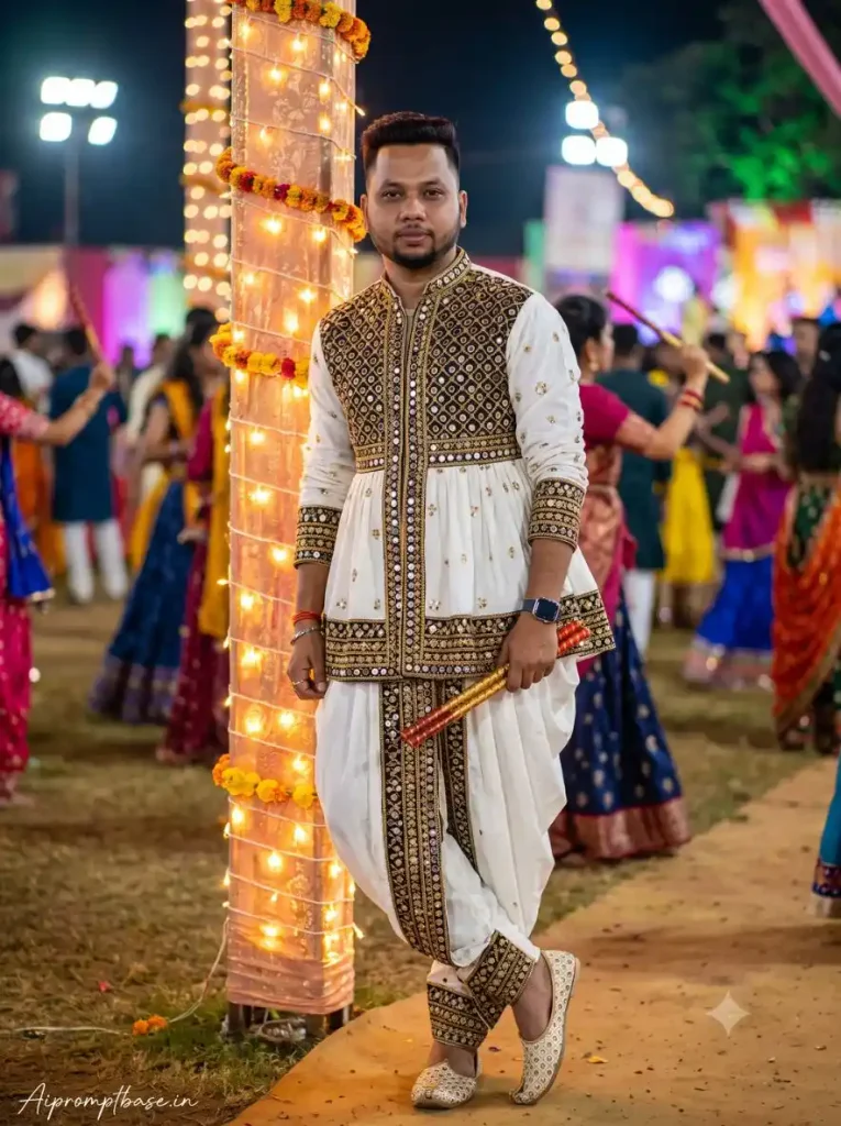 Navratri Garba AI Photo Editing Prompt