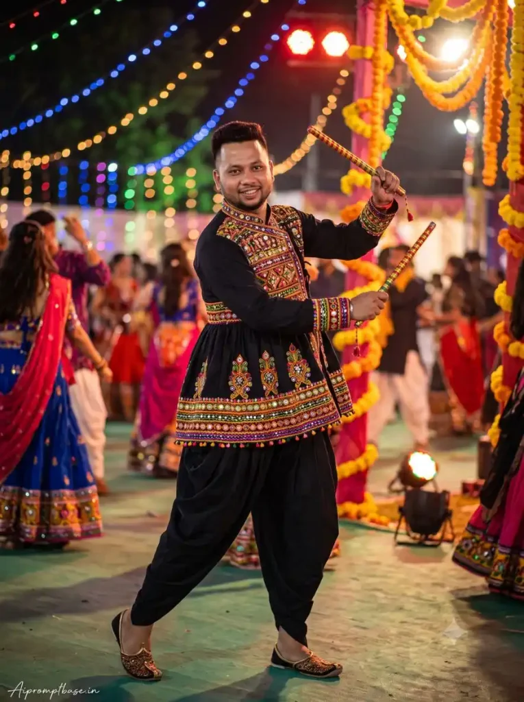Navratri Garba AI Photo Editing Prompt