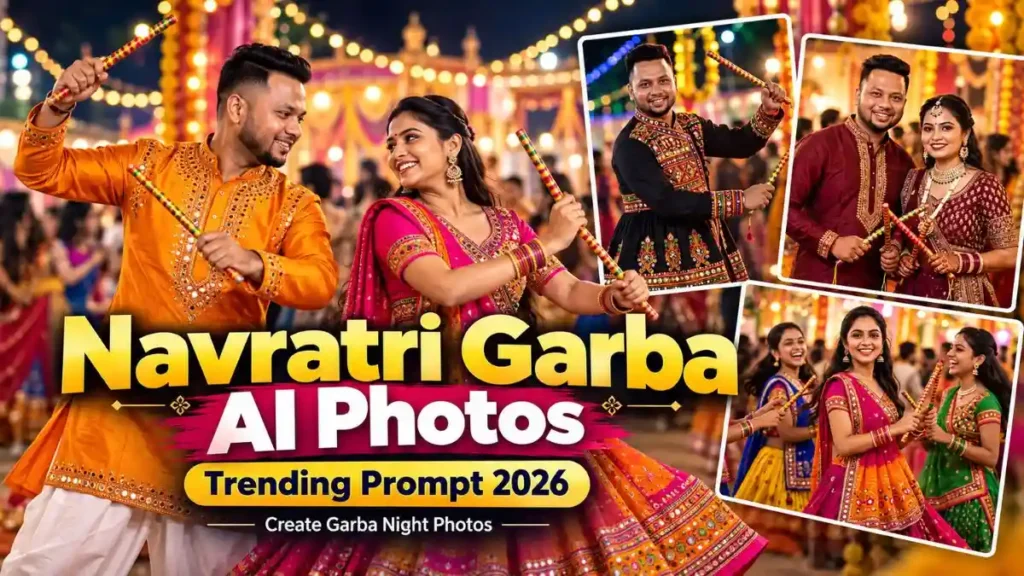 Navratri Garba AI Photo Editing Prompt