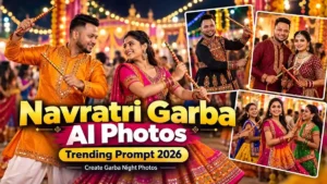 Navratri Garba AI Photo Editing Prompt