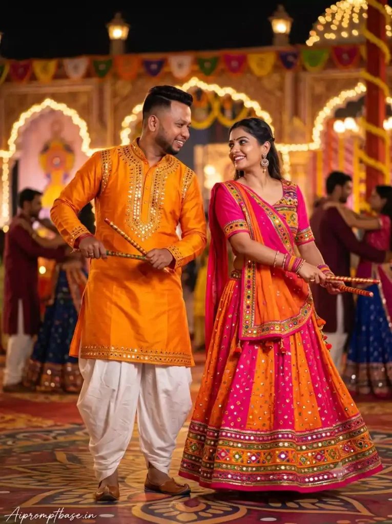 Navratri Garba AI Photo Editing Prompt