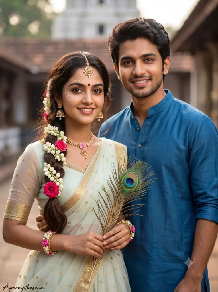 Special Janmashtami Radha Rani Portrait Prompt 