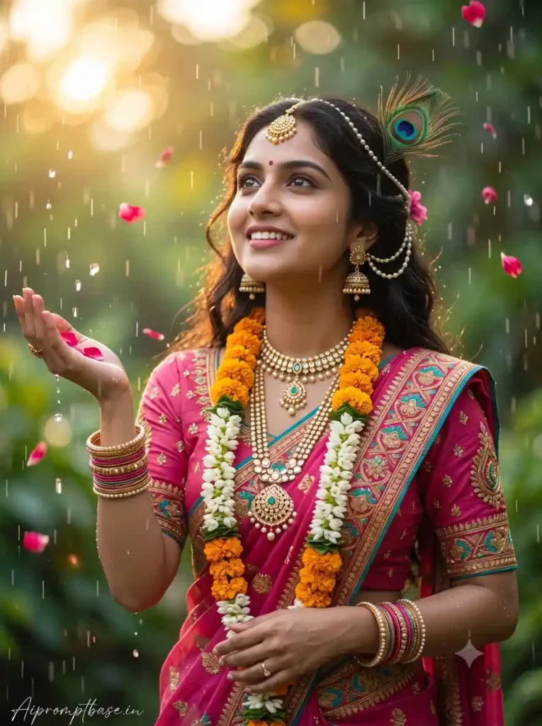 Special Janmashtami Radha Rani Portrait Prompt 