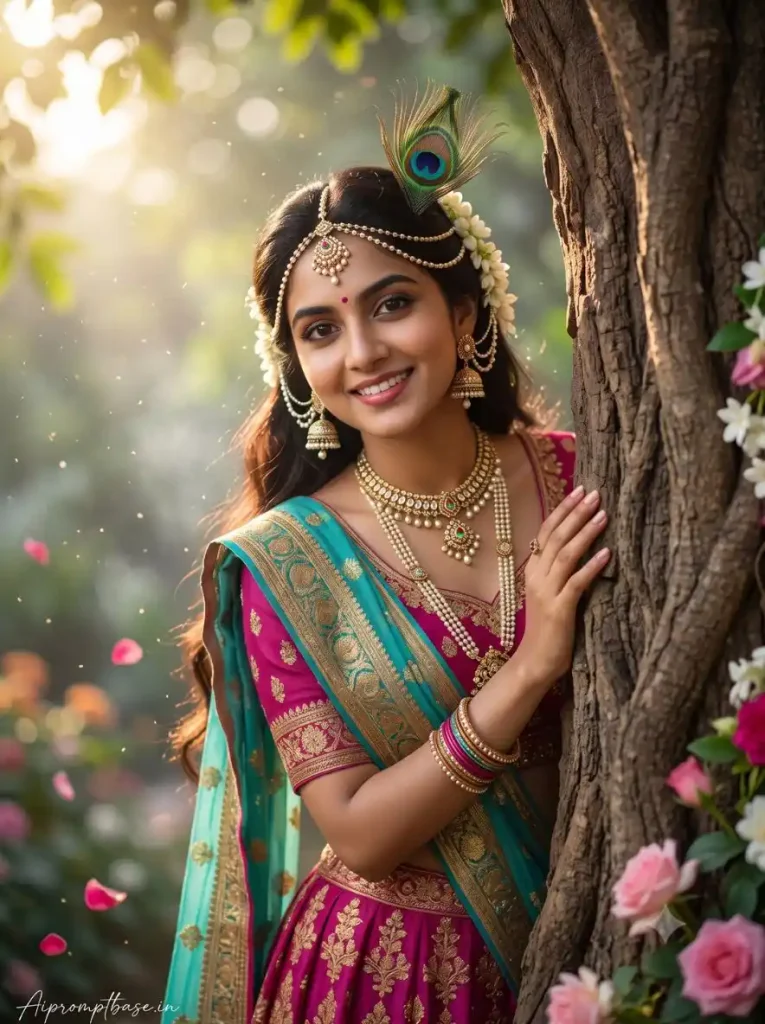 Special Janmashtami Radha Rani Portrait Prompt