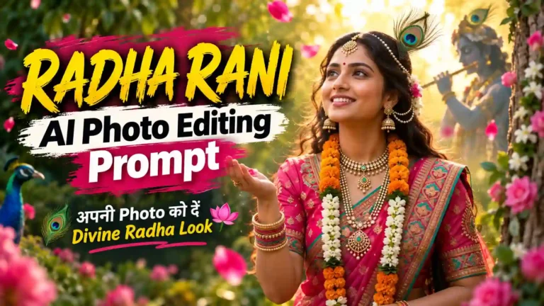 Special Radha Rani Portrait Prompt