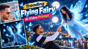 Trending Flying Fairy AI Video Prompt