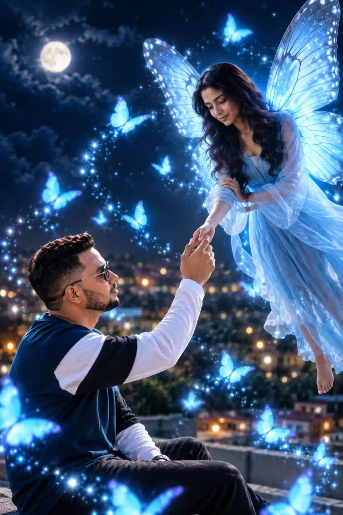 Trending Flying Fairy AI Video Prompt