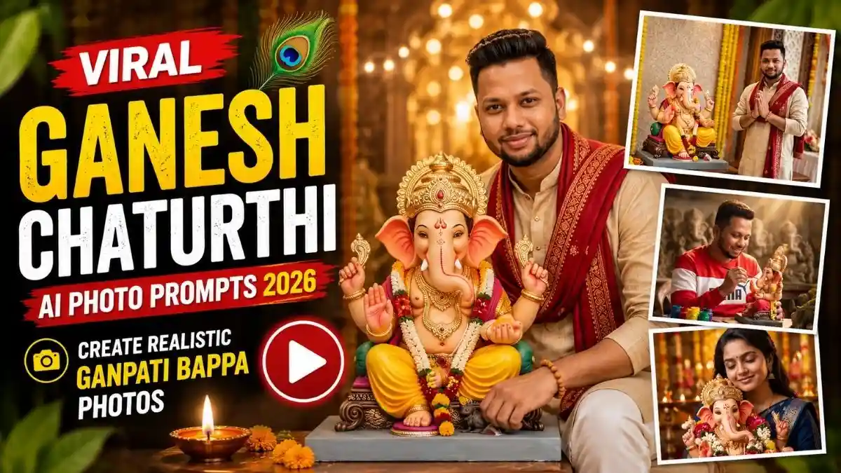 Viral Ganesh Chaturthi AI Photo Prompts