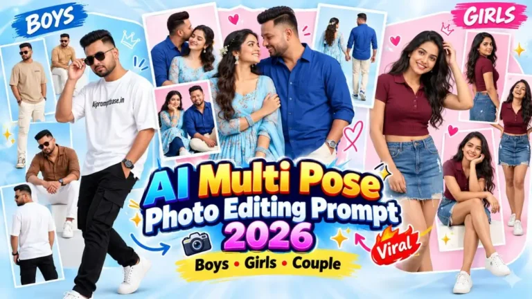 AI Multi Pose Photo Editing Prompt
