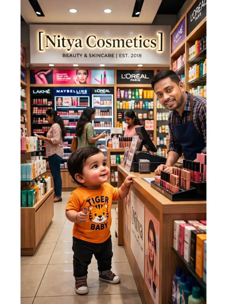 Cute Baby Shop Promotion AI Video Prompt