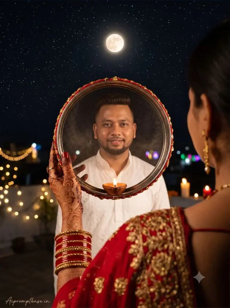 Karwa Chauth AI Photo Editing Prompt 2026