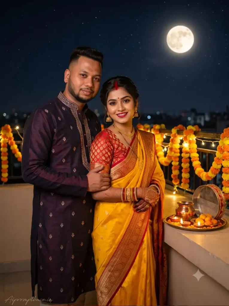 Karwa Chauth AI Photo Editing Prompt 2026