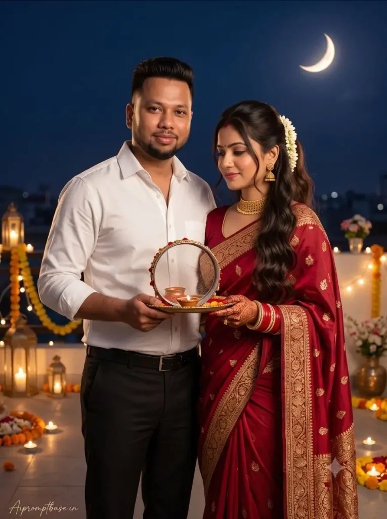 Karwa Chauth AI Photo Editing Prompt 2026
