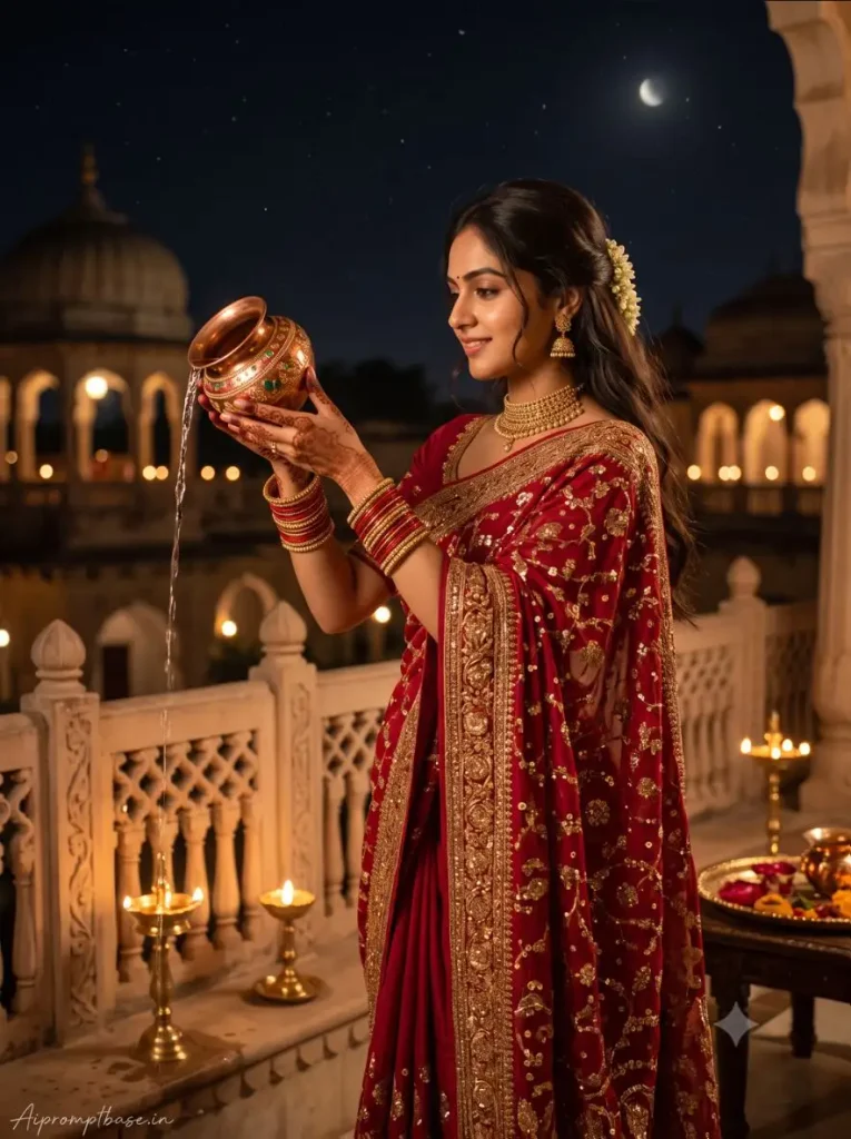 Karwa Chauth AI Photo Editing Prompt 2026