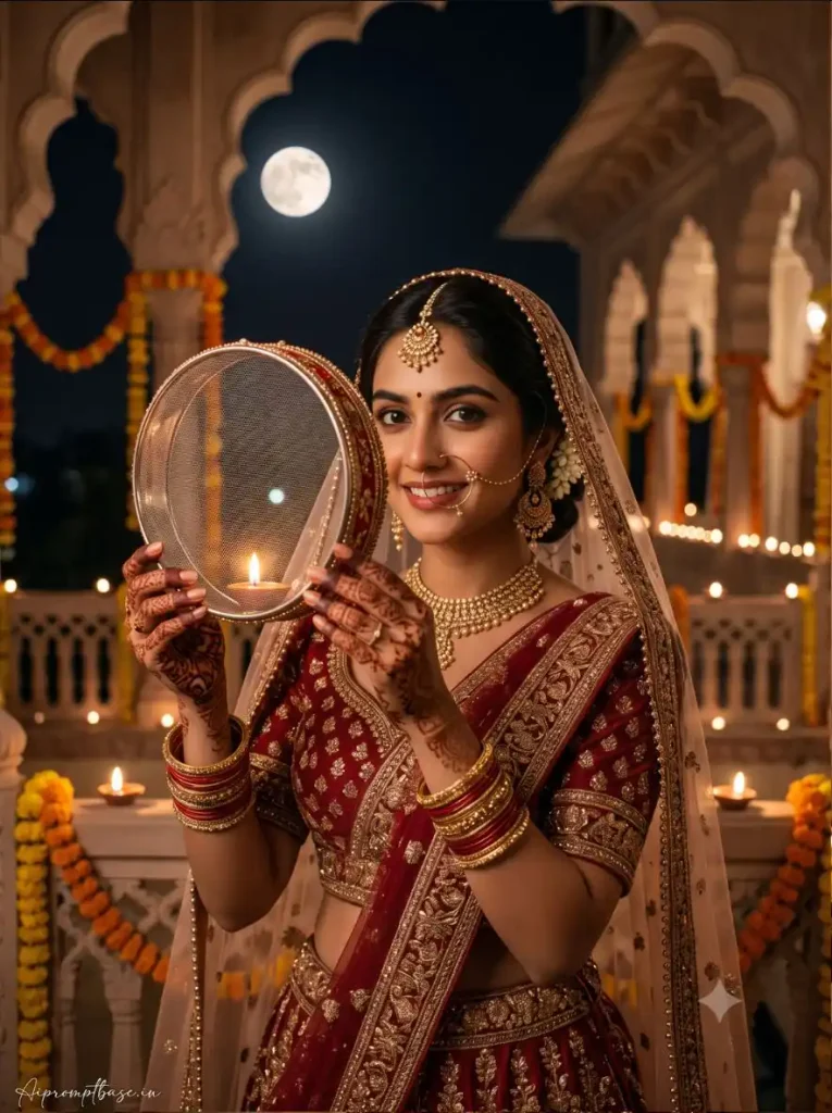 Karwa Chauth AI Photo Editing Prompt 2026