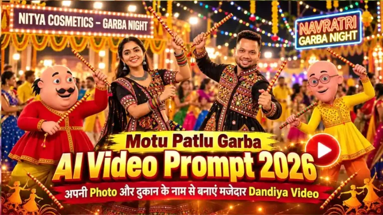 Motu Patlu Garba AI Video Prompt