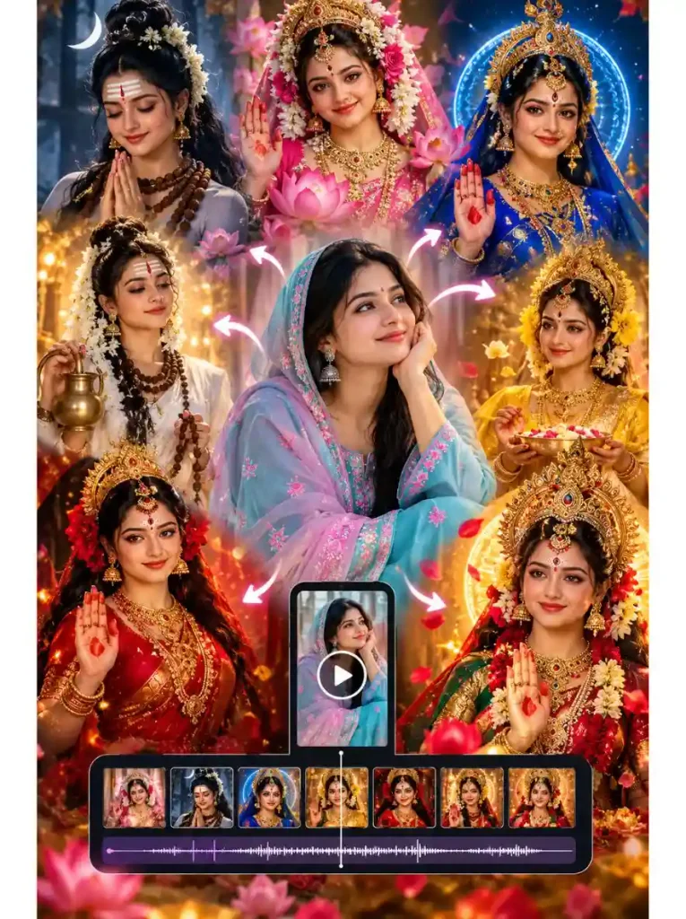Navratri AI Video Editing Prompt